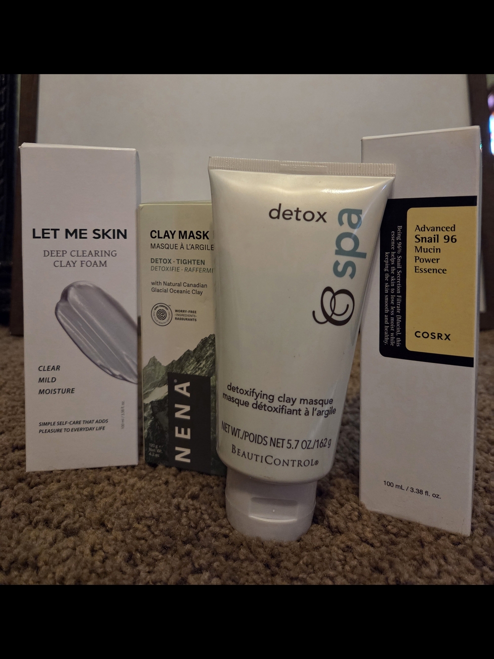 NIB - 4 Full Size Products. beauticontrol detox spa Detoxifying Clay Masque